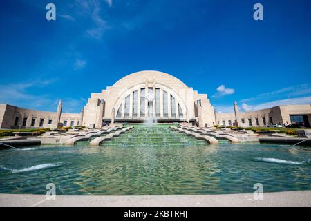 Das Cincinnati Museum Center im Union Terminal öffnete seine Türen und Exponate für die Öffentlichkeit heute Morgen im Zuge der Coronavirus COVID-19 Pandemie, Freitag, 17. Juli 2020, in Cincinnati, Ohio, Usa. (Foto von Jason Whitman/NurPhoto) Stockfoto