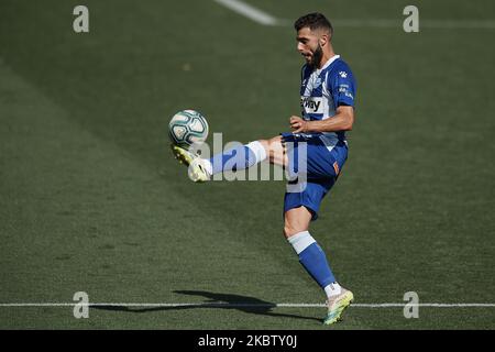 Luis Ria aus Alaves kontrolliert den Ball während des Liga-Spiels zwischen Deportivo Alaves und dem FC Barcelona am 19. Juli 2020 im Estadio de Mendizorroza in Vitoria-Gasteiz, Spanien. (Foto von Jose Breton/Pics Action/NurPhoto) Stockfoto