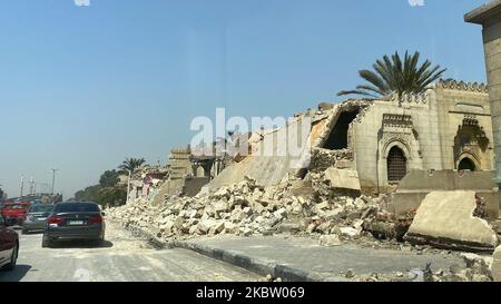 Die historische Nekropole der Mamluken (Dieses Foto zeigt in einem der Friedhofs in der Umgebung) in Kairo, Ägypten, am 20. Juli 2020. (Foto von Mohamed Mostafa/NurPhoto) Stockfoto