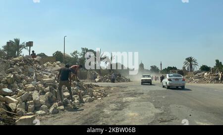 Die historische Mamluks Nekropolis (Dieses Foto zeigt den Friedhof von Alzahir Qunswaa in der Mitte) in Kairo, Ägypten, am 20. Juli 2020. (Foto von Mohamed Mostafa/NurPhoto) Stockfoto