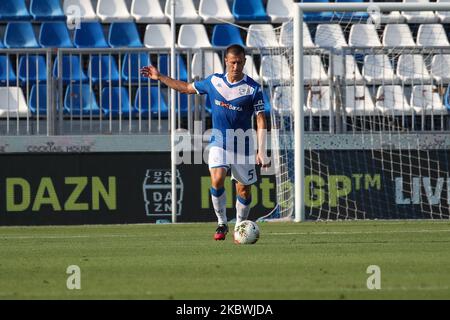 Daniele Gastaldello während seines letzten Spiels als Spieler während des Serie-A-Spiels zwischen Brescia Calcio und UC Sampdoria im Stadio Mario Rigamonti am 1. August 2020 in Brescia, Italien. (Foto von Stefano Nicoli/NurPhoto) Stockfoto