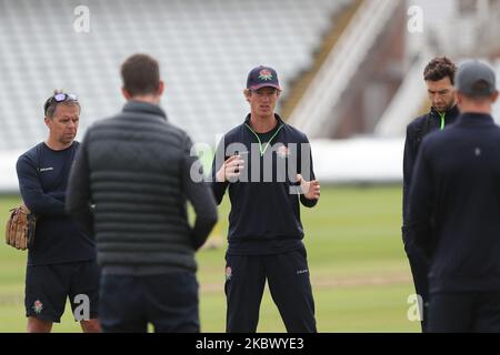 Lancashire's Keaton Jennings während des Bob Willis Trophy-Spiels zwischen Durham County Cricket Club und Lancashire am 8. August 2020 in Emirates Riverside, Chester le Street, England. (Foto von Mark Fletcher/MI News/NurPhoto) Stockfoto