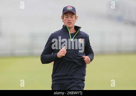 Keaton Jennings aus Lancashire während des Bob Willis Trophy-Spiels zwischen Durham County Cricket Club und Lancashire am 8. August 2020 in Emirates Riverside, Chester le Street, England. ((Foto von Mark Fletcher/MI News/NurPhoto) Stockfoto