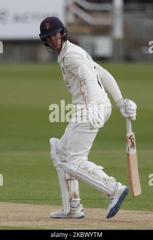 Lancashire's Keaton Jennings während des Bob Willis Trophy-Spiels zwischen Durham County Cricket Club und Lancashire am 8. August 2020 in Emirates Riverside, Chester le Street, England. ((Foto von Mark Fletcher/MI News/NurPhoto) Stockfoto