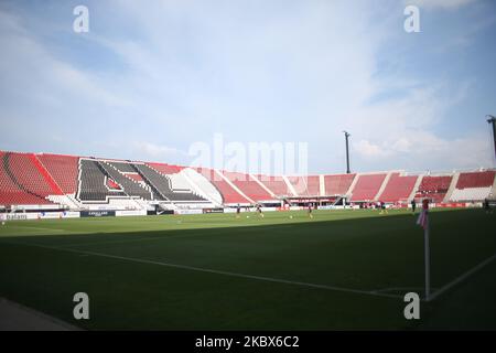 AFAS-STADIONFOTOS während eines Freundschaftsspiel zwischen AZ Alkmaar und AS Monaco im AFAS-Stadion in Alkmaar, Niederlande, am 15. August 2020. (Foto von Federico Guerra Moran/NurPhoto) Stockfoto