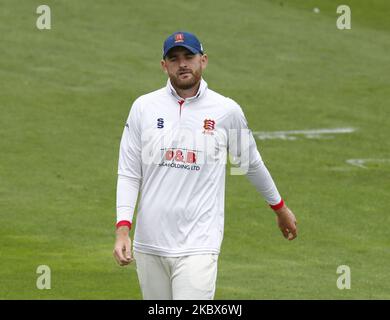 HOVE, Großbritannien, 15. AUGUST: Paul Walter von Essex während des ersten Tages der Bob Willis Trophy Southern Group zwischen Sussex CCC und Essex CCC am 15.. August 2020 auf dem 1. Central County Ground, Brighton und Hove, England (Foto by Action Foto Sport/NurPhoto) Stockfoto