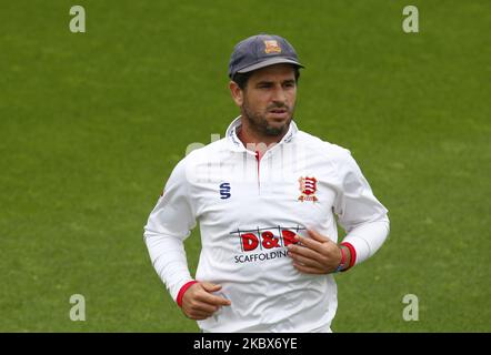 HOVE, Großbritannien, 15. AUGUST:Essex's Ryan ten Doeschate am ersten Tag der Bob Willis Trophy Southern Group zwischen Sussex CCC und Essex CCC am 15.. August 2020 auf dem 1. Central County Ground, Brighton und Hove, England (Foto by Action Foto Sport/NurPhoto) Stockfoto