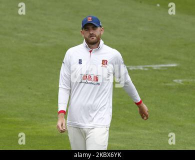 HOVE, Großbritannien, 15. AUGUST: Paul Walter von Essex während des ersten Tages der Bob Willis Trophy Southern Group zwischen Sussex CCC und Essex CCC am 15.. August 2020 auf dem 1. Central County Ground, Brighton und Hove, England (Foto by Action Foto Sport/NurPhoto) Stockfoto