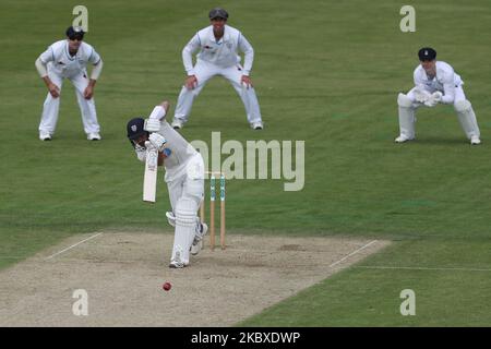 Gareth harte von Durham fährt während des Bob Willis Trophy-Spiels zwischen dem Durham County Cricket Club und dem Derbyshire County Cricket Club am 22.. August 2020 in Emirates Riverside, Chester le Street. (Foto von Mark Fletcher/MI News/NurPhoto) Stockfoto