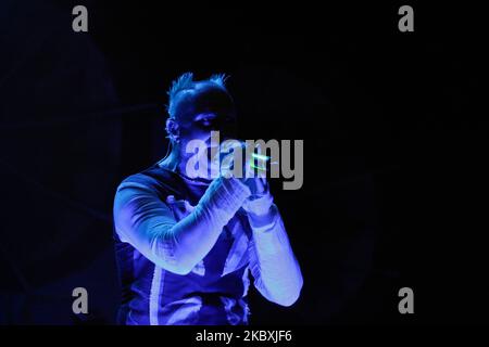 Wunderkind spielt auf der Bühne während des Pentaport Rock Festivals 10. in Incheon, Südkorea, am 9. August 2015. (Foto von Seung-il Ryu/NurPhoto) Stockfoto