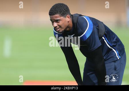 Mason Bloomfield während der Hartlepool United-Vorsaison-Ausbildung am East Durham College, Peterlee, County Durham, England, am 27. August 2020. (Foto von Mark Fletcher/MI News/NurPhoto) Stockfoto