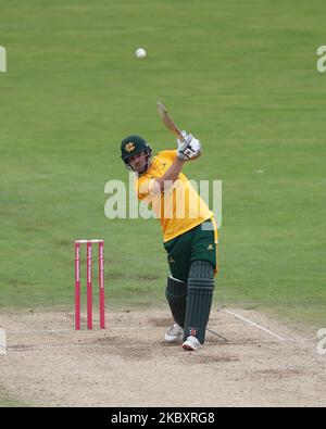 Chris Nash von Notts während des Vitality Blast T20-Spiels zwischen Durham County Cricket Club und Nottinghamshire am Samstag, den 29.. August 2020, in Emirates Riverside, Chester le Street. (Foto von Mark Fletcher/MI News/NurPhoto) Stockfoto