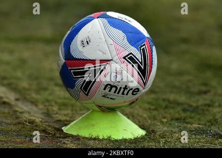 Oldham Athletic's EFL Ball während des Pre-Season Freundschaftsspiel zwischen Oldham Athletic und Lincoln City im Boundary Park, Oldham, England, am 29. August 2020. (Foto von Eddie Garvey/MI News/NurPhoto) Stockfoto