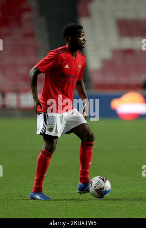 Florentino Luis von SL Benfica in Aktion während des Vorsaison-Freundschaftsspiel zwischen SL Benfica und AFC Bournemouth im Luz-Stadion in Lissabon, Portugal am 30. August 2020. (Foto von Pedro FiÃºza/NurPhoto) Stockfoto