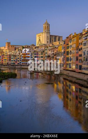 Fluss Durch Gerona Spanien