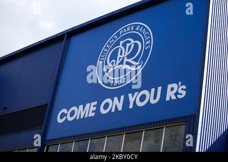 Ein allgemeiner Blick auf den Boden während des Spiels der EFL Trophy zwischen AFC Wimbledon und Charlton Athletic im Kiyan Prince Foundation Stadium, London, England, am 1. September 2020. (Foto von Tom West/MI News/NurPhoto) Stockfoto