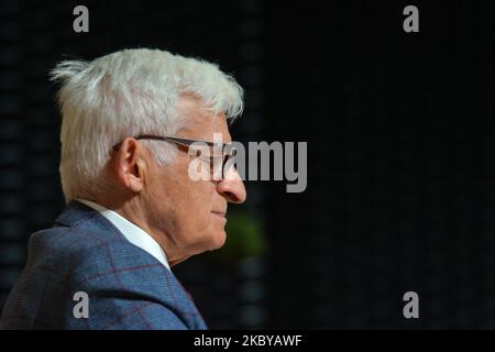 Jerzy Buzek, MdEP, ehemaliger Präsident des Europäischen Parlaments (2009–2012), ehemaliger polnischer Premierminister (1997–2001) und Vorsitzender des Programmausschusses der EWG. Die Ausgabe des Europäischen Wirtschaftskongresses 12. findet vom 2. Bis 4. September 2020 im Internationalen Kongresszentrum in Katowice statt. Die Referenten des Kongresses sind Experten aus Politik, Wirtschaft, Wissenschaft und gemeinnützigen Organisationen aus Mitteleuropa. Am 3. September 2020 in Katowice, Woiwodschaft Schlesien, Polen. (Foto von Artur Widak/NurPhoto) Stockfoto