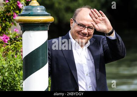 Carlo Verdone wird während des Filmfestivals von Venedig 75. am 01. September 2018 in Venedig, Italien, zu sehen sein. (Foto von Mairo Cinquetti/NurPhoto) Stockfoto