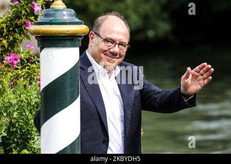 Carlo Verdone wird während des Filmfestivals von Venedig 75. am 01. September 2018 in Venedig, Italien, zu sehen sein. (Foto von Mairo Cinquetti/NurPhoto) Stockfoto