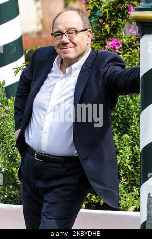 Carlo Verdone wird während des Filmfestivals von Venedig 75. am 01. September 2018 in Venedig, Italien, zu sehen sein. (Foto von Mairo Cinquetti/NurPhoto) Stockfoto