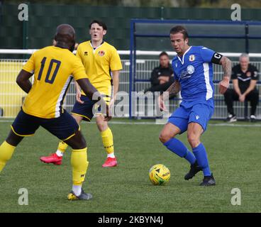 Lewis Dark of Grays Athletic während des FA Cup - Vorrunde zwischen Grays Athletic und Witham Town in Parkside , Park Lane, Aveley, Großbritannien am 12.. September 2020 (Foto von Action Foto Sport/NurPhoto) Stockfoto