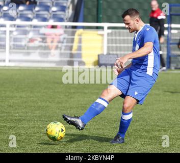 Lewis Dark of Grays Athletic während des FA Cup - Vorrunde zwischen Grays Athletic und Witham Town in Parkside , Park Lane, Aveley, Großbritannien am 12.. September 2020 (Foto von Action Foto Sport/NurPhoto) Stockfoto