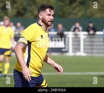 Chris Taylor von Witham Town während des FA Cup - Vorrunde zwischen Grays Athletic und Witham Town in Parkside , Park Lane, Aveley, Großbritannien am 12.. September 2020 (Foto von Action Foto Sport/NurPhoto) Stockfoto