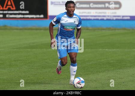 Kgosi Ntlhe von Barrow während des Sky Bet League 2-Spiels zwischen Barrow und Stevenage am 12.. September 2020 in der Holker Street, Barrow-in-Furness, England. (Foto von Mark Fletcher/MI News/NurPhoto) Stockfoto