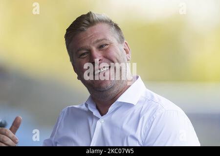 Oxford United Manager Karl Robinson beim Sky Bet League 1-Spiel zwischen Oxford United und Sunderland im Kassam Stadium, Oxford, England, am 19. Dezember 2020. (Foto von Leila Coker/MI News/NurPhoto) Stockfoto