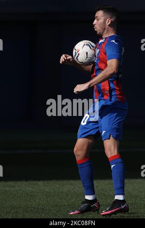 Edu Exposito von Eibar kontrolliert den Ball während des La Liga Santander-Spiels zwischen Villarreal CF und SD Eibar am 19. September 2020 im Estadio de la Ceramica in Villareal, Spanien. (Foto von Jose Breton/Pics Action/NurPhoto) Stockfoto