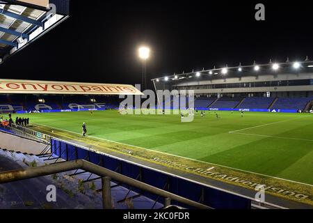 Gesamtansicht vor dem Spiel der EFL Trophy zwischen Oldham Athletic und Wolverhampton Wanderers im Boundary Park, Oldham, England am 22.. September 2020. (Foto von Eddie Garvey/MI News/NurPhoto) Stockfoto