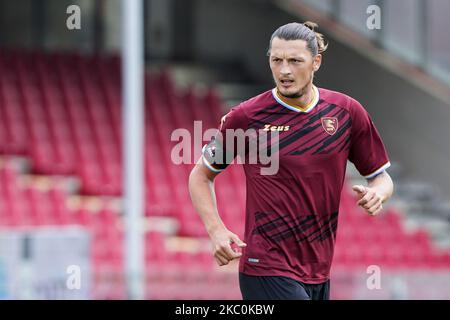 Milan Djuric von US Salernitana 1919 beim Spiel der Serie B zwischen US Salernitana 1919 und Reggina im Stadio Arechi, Roma, Italien am 26. September 2020. (Foto von Giuseppe Maffia/NurPhoto) Stockfoto