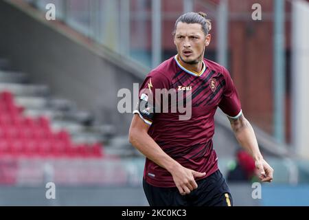 Milan Djuric von US Salernitana 1919 beim Spiel der Serie B zwischen US Salernitana 1919 und Reggina im Stadio Arechi, Roma, Italien am 26. September 2020. (Foto von Giuseppe Maffia/NurPhoto) Stockfoto