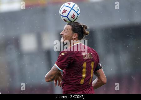 Milan Djuric von US Salernitana 1919 beim Spiel der Serie B zwischen US Salernitana 1919 und Reggina im Stadio Arechi, Roma, Italien am 26. September 2020. (Foto von Giuseppe Maffia/NurPhoto) Stockfoto