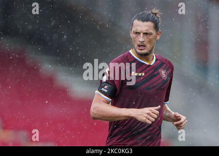 Milan Djuric von US Salernitana 1919 beim Spiel der Serie B zwischen US Salernitana 1919 und Reggina im Stadio Arechi, Roma, Italien am 26. September 2020. (Foto von Giuseppe Maffia/NurPhoto) Stockfoto