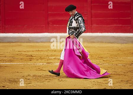 Der spanische Stierkämpfer Enrique Ponce während des Stierkampffestes Virgen de las Angustias auf der Stierkampfarena Monumental de Frascuelo am 26. September 2020 in Granada, Spanien. (Foto von Fermin Rodriguez/NurPhoto) Stockfoto