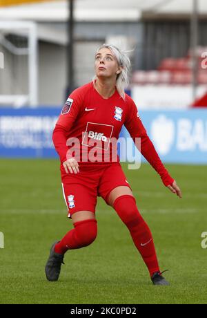 Mollie Green vom Birmingham City LFC während des Vitality Women's FA Cup-Matches zwischen Brighton und Hove Albion Women und Birmingham City Women am 27. September 2020 im Broadfield Stadium in Crawley, England (Foto von Action Foto Sport/NurPhoto) Stockfoto