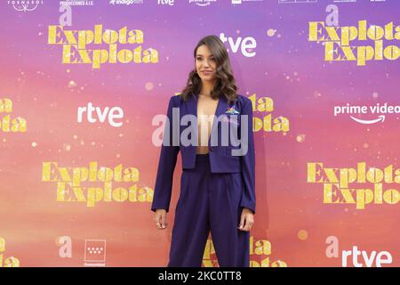 Ana Guerra nimmt am 29. September 2020 an der Fotozelle Explota Explota (Exploits Exploits) in Madrid, Spanien, Teil. (Foto von Oscar Gonzalez/NurPhoto) Stockfoto