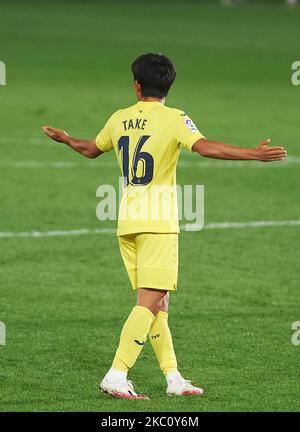 Takefusa Kubo von Villarreal CF von Villarreal CF während der La Liga Santander mach zwischen Villarreal und Alaves im Estadio de la Ceramica, am 30. September 2020 in Vila-real, Spanien (Foto: Maria Jose Segovia/NurPhoto) Stockfoto