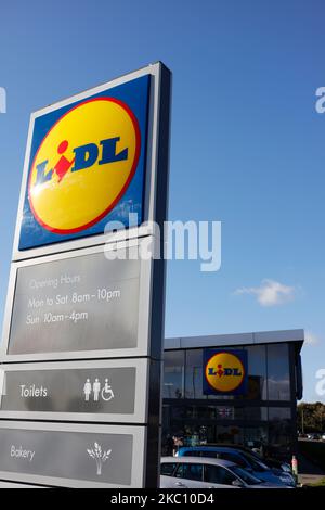 Lidl Supermarkt Stockfoto