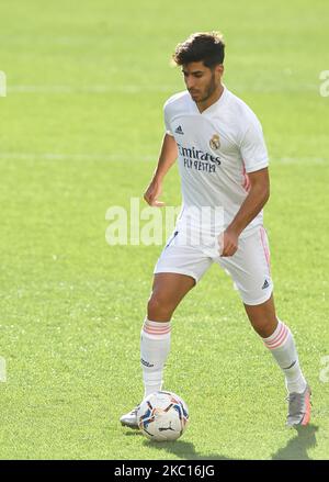 Marco Asensio von Real Madrid während der La Liga Santander mach zwischen Levante und Real Madrid im Estadio de la Ceramica, am 4. Oktober 2020 in Vila-real Spanien (Foto: Maria Jose Segovia/NurPhoto) Stockfoto