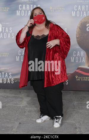 Itziar Castro nimmt an der Premiere von „Cartas Mojadas“ im Gran Principe Pio Theater in Madrid, Spanien Teil (Foto: Carlos Dafonte/NurPhoto) Stockfoto