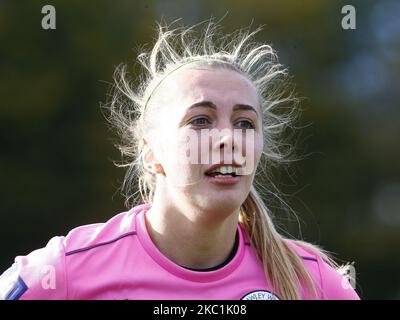 TASE Stephens von Crawley Wesps Ladies während des FA Women's National League - Southern Premier Division Spiels zwischen Crawley Wesps Ladies und Watford Ladies in Horley Town am 11. Oktober 2020 in Horley, England (Foto von Action Foto Sport/NurPhoto) Stockfoto