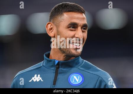 Faouzi Ghoulam von SSC Napoli während des Serie-A-Spiels zwischen SSC Napoli und US Sassuolo im Stadio San Paolo Naples Italien am 1. November 2020. (Foto von Franco Romano/NurPhoto) Stockfoto