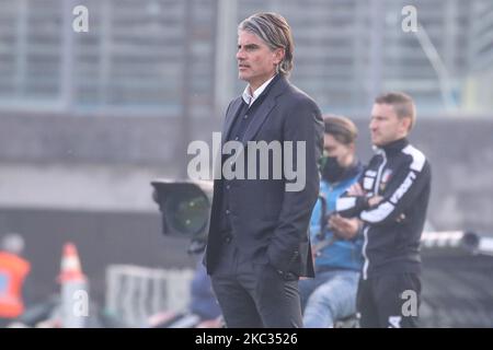 Diego Lopez während der Serie B, Spiel der Saison 2020-21 zwischen dem FC Brescia und Virtus Entella im Mario Rigamonti Stadion in Brescia, Italien, am 31. Oktober 2020 (Foto: Stefano Nicoli/NurPhoto) Stockfoto