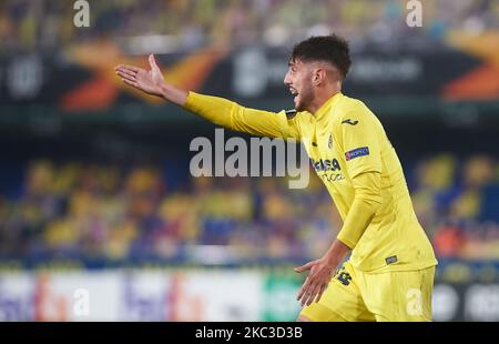 Fernando Fer Nino von Villarreal CF während der UEFA Europa League Group I mach zwischen Villarreal und Maccabi Tel Aviv am 5. November 2020 im Estadio de la Ceramica in Vila-real, Spanien (Foto: Maria Jose Segovia/NurPhoto) Stockfoto