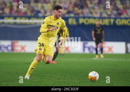 Fernando Fer Nino von Villarreal CF während der UEFA Europa League Group I mach zwischen Villarreal und Maccabi Tel Aviv am 5. November 2020 im Estadio de la Ceramica in Vila-real, Spanien (Foto: Maria Jose Segovia/NurPhoto) Stockfoto