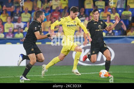 Fernando Fer Nino von Villarreal CF während der UEFA Europa League Group I mach zwischen Villarreal und Maccabi Tel Aviv am 5. November 2020 im Estadio de la Ceramica in Vila-real, Spanien (Foto: Maria Jose Segovia/NurPhoto) Stockfoto