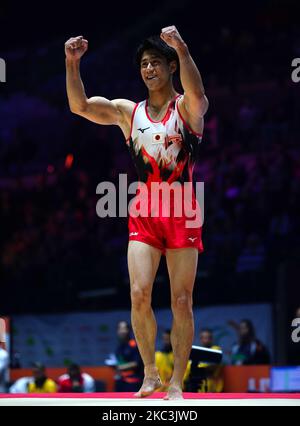 Der japanische Daiki Hashimoto tritt am siebten Tag der FIG Artistic