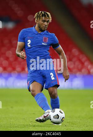 WEMBLEY, Großbritannien, 12. NOVEMBER: Reece James (Chelsea) aus England im Einsatz während der Internationalen Freundschaftsszene zwischen England und der Republik Irland am 12.. November 2020 im Wembley-Stadion in London (Foto von Action Foto Sport/NurPhoto) Stockfoto